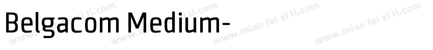 Belgacom Medium字体转换